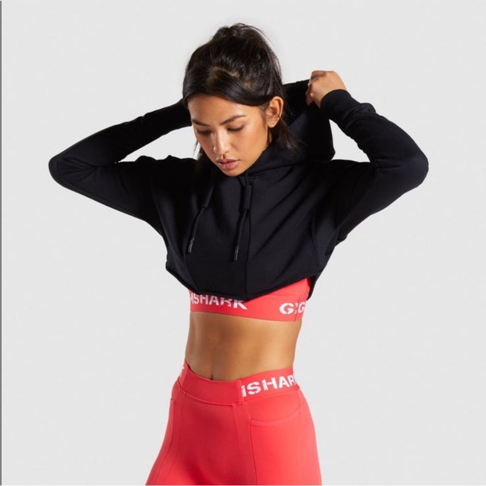 Gymshark Legacy Super Cropped Jaw-String Hoodie - image 2